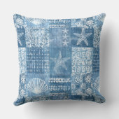 ブルーボーホコースト装飾用クッション クッション (裏面)