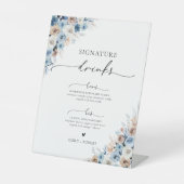 ブルーボーホシグネチャードリンクサイン 台座サイン (正面)