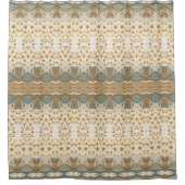 ブルーボーホシャワーカーテン シャワーカーテン (正面)