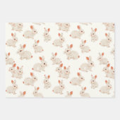 ブルーボーホチキン子供部屋シームレスパターン ラッピングペーパーシート (正面2)