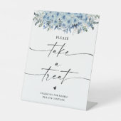 ブルーボーホトリートサインを取る 台座サイン (正面)