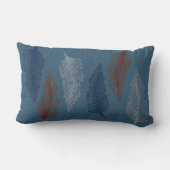 ブルーボーホフェザー ランバークッション (裏面)