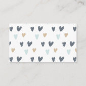 ブルーボーホレインボーブックベビー挿入囲い エンクロージャーカード (裏面)