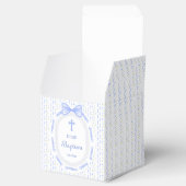 ブルーボーリボンフレームフローラバプティスキューブ フェイバーボックス (オープン)