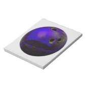 ブルーボーリングカスタマイズボール ノートパッド (回転)