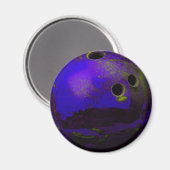 ブルーボーリングカスタマイズボール マグネット (正面/裏面)