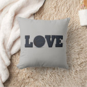 ブルーボールでバスケットボールの試合を愛する クッション (ブランケット)