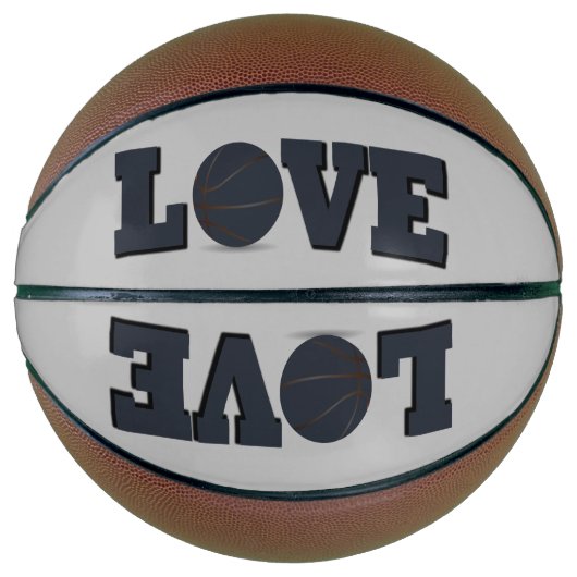 ブルーボールでバスケットボールの試合を愛する バスケットボール (正面)