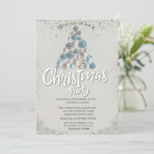 ブルーボールスターズ紙吹雪クリスマスカンパニー 招待状 (スタンド正面)