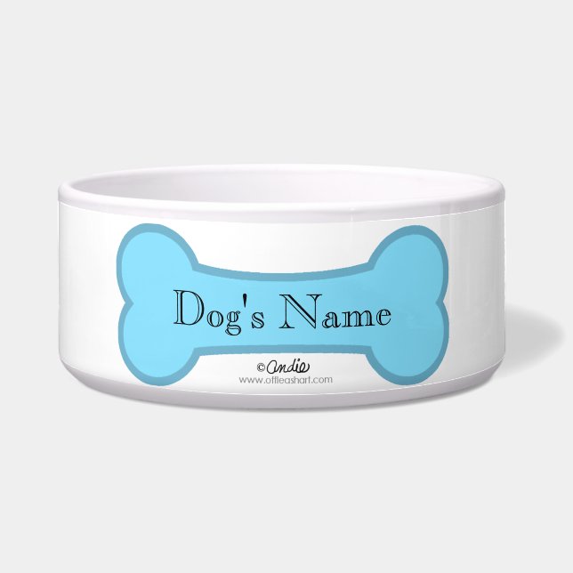 ブルーボーンボイシュドッグボウル ボウル (正面)