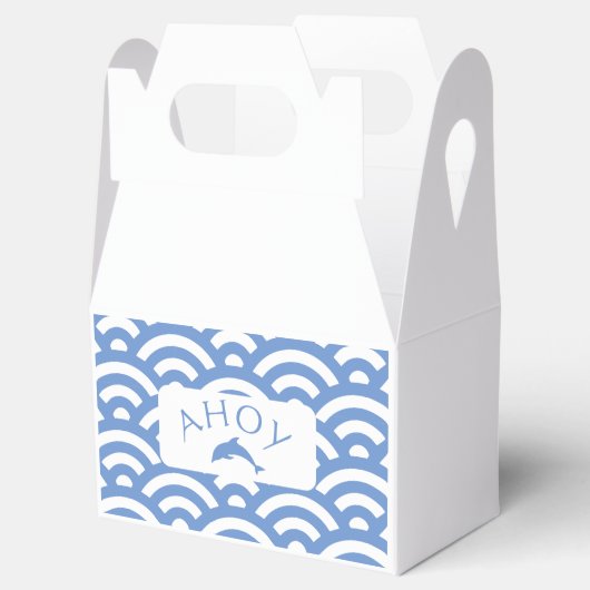 ブルーボー航海のーベイビーシャワー フェイバーボックス (オープン)