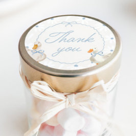 ブルーボー間抜けグースコケット誕生日クラシックRou ラウンドシール