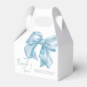 ブルーボー・ボーイベイビーシャワー フェイバーボックス (正面サイド)