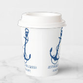 ブルーボ航海のートいかり紙カップ 紙コップ (右)