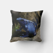 ブルーポイズンアローフロッグタロットトランプ クッション (裏面)