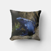 ブルーポイズンアローフロッグタロットトランプ クッション (正面)