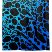 ブルーポイズンダーツカエル シャワーカーテン (正面)