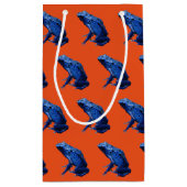 ブルーポイズンダーツカエル スモールペーパーバッグ (裏面)