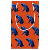 ブルーポイズンダーツカエル スモールペーパーバッグ (正面)