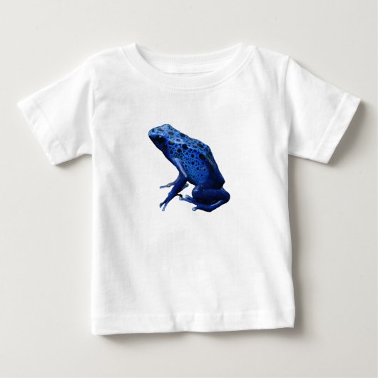 ブルーポイズンダーツカエル ベビーTシャツ (正面)