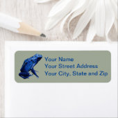 ブルーポイズンダーツカエル ラベル (インサイチュ)