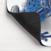 ブルーポイズンダーツカエル(樹状突起) マウスパッド (コーナー)