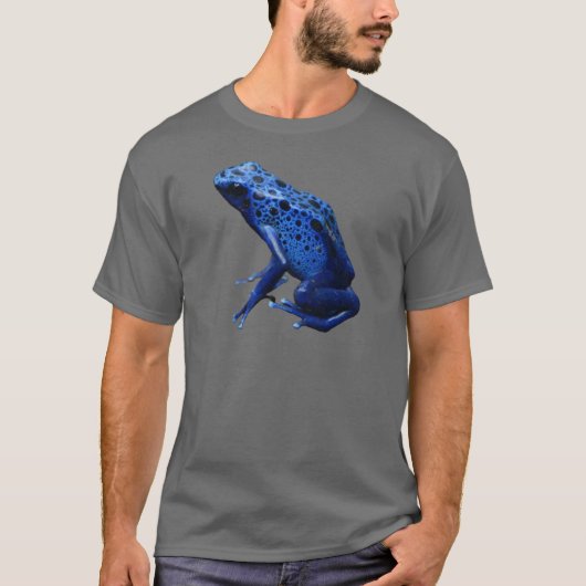 ブルーポイズンダーツカエル Tシャツ (正面)