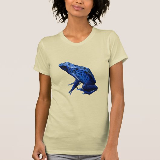ブルーポイズンダーツカエル Tシャツ (正面)