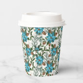 ブルーポインセチア&パインズ 紙コップ (裏面)