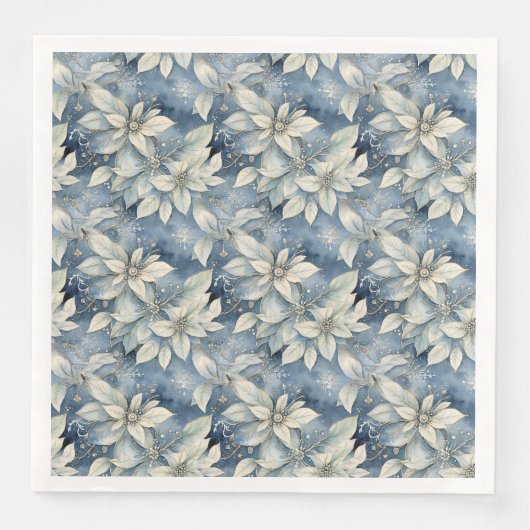 ブルーポインセティアエレガンスシルバーアンドブルーウィンター (正面)