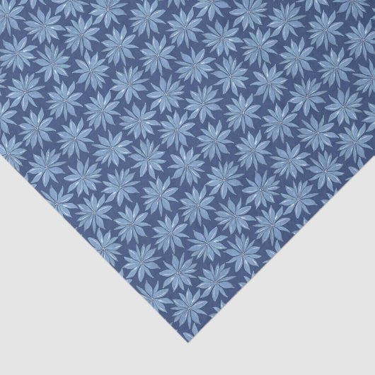 ブルーポインセテミニマルィアクラシックウィムシークリスマス 薄葉紙 (詳細)