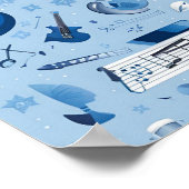 ブルーポスターのラプソディ ポスター (角)