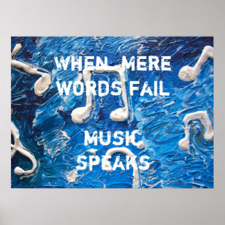 ブルーポスターの音楽 ポスター