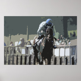ブルーポスターの騎手を持つ競走馬 ポスター