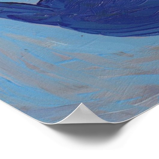 ブルーポット ポスター (角)