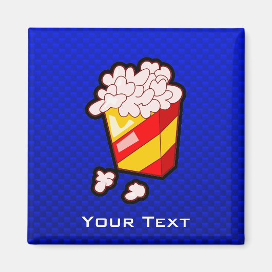 ブルーポップコーン マグネット (正面)