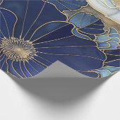 ブルーポピーインスパイアズヴィンテージ ラッピングペーパー (角)