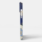 ブルーポピーインスパイアズヴィンテージ iPhoneケース (左側面)