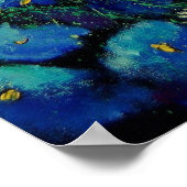 ブルーポピーデイジー ポスター (角)