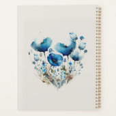 ブルーポピーフローラモノグラム プランナー手帳 (裏面)