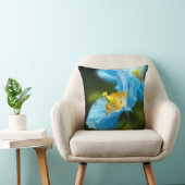 ブルーポピー花用クッション クッション (椅子)