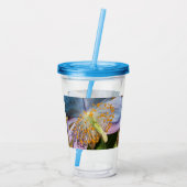 ブルーポピー開花フローラ アクリルタンブラー (裏面)