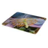 ブルーポピー開花フローラ カッティングボード (角)