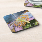 ブルーポピー開花フローラ コースター (左側)