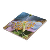 ブルーポピー開花フローラ タイル (側面)