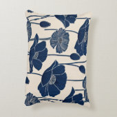 ブルーポピー アクセントクッション (裏面(縦))