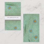 ブルーポピー·アース·名刺 名刺 (正面/裏面)