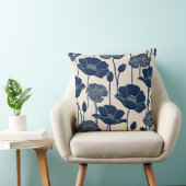 ブルーポピー クッション (椅子)