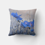 ブルーポピー クッション (裏面)