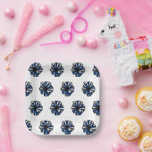 ブルーポム紙プレート ペーパープレート (パーティー)